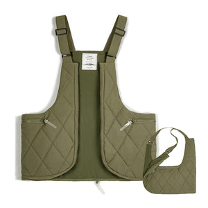 QUILTED PUFFER VEST BAG