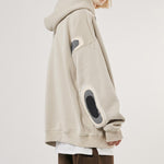 Load image into Gallery viewer, ABYSS PATCH FLEECE WARM HOODED SWEATSHIRT
