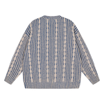 Load image into Gallery viewer, BRAIDED STRIPED KNITTED CASUAL SWEATER TOPS
