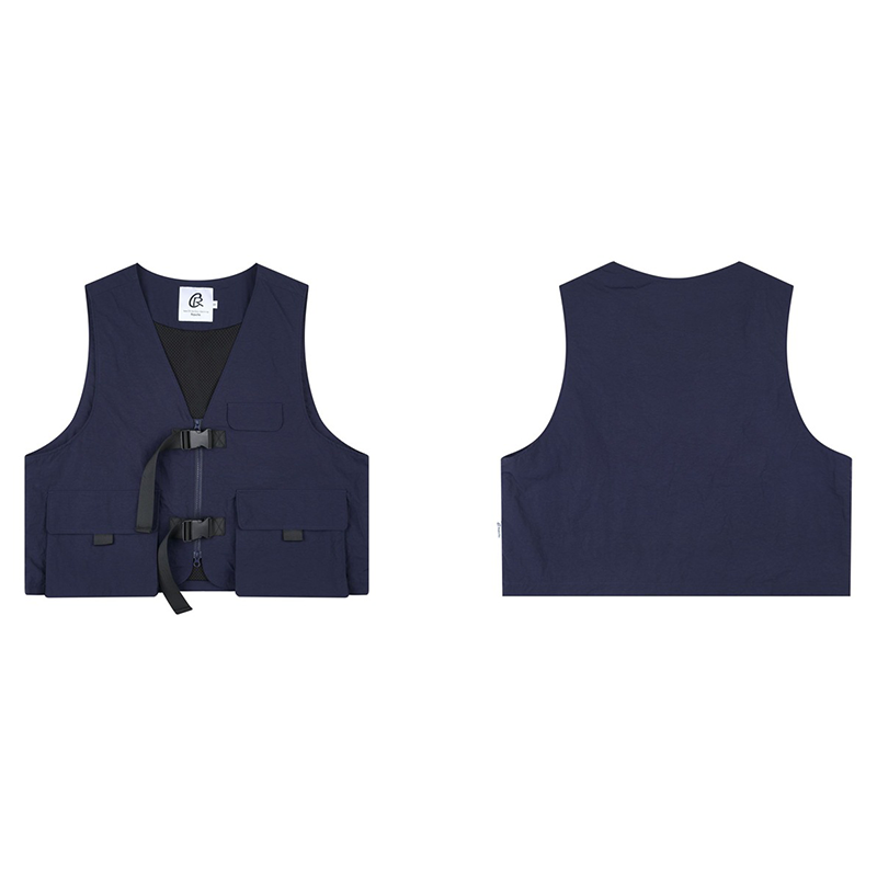 CITY SHORT USUAL VEST WITH MULTI POCKET