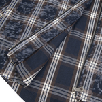 Load image into Gallery viewer, COTTON CLASSIC CHECKER ZIP-UP SHIRT
