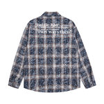 Load image into Gallery viewer, COTTON CLASSIC CHECKER ZIP-UP SHIRT
