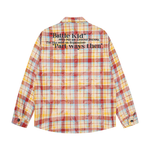 Load image into Gallery viewer, COTTON CLASSIC CHECKER ZIP-UP SHIRT
