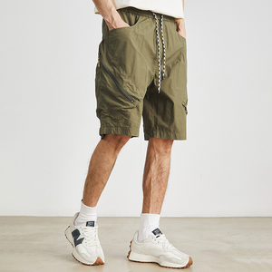 COLORS COTTON THIN QUICK-DRYING CASUAL KNEE-LENGTH SHORTS