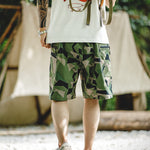 Load image into Gallery viewer, GEOMETRIC CAMOUFLAGE MILITARY MOUNTAIN CAMPING  SHORT-SLEEVE &amp; SHORTS SUIT
