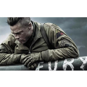JACKET COPY FROM THE MOVIE  "FURY"