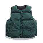 Load image into Gallery viewer, JAPANESE COLLEGE STYLE DOUBLE-SIDE THICKENED VEST JACKET
