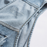 Load image into Gallery viewer, JAPANESE WASHED DENIM VEST
