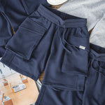 Load image into Gallery viewer, LARGE POCKET MILITARY SPORT MID-SHORTS
