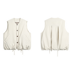 Load image into Gallery viewer, LOOSE SHOULDER COTTON VEST FOR A/W
