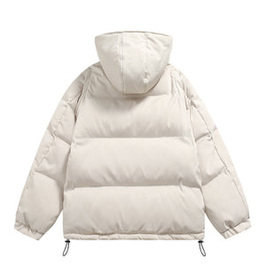 PUFFER HOODED JACKET DETACHABLE TRANS TO VEST