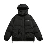Load image into Gallery viewer, PUFFER HOODED JACKET DETACHABLE TRANS TO VEST
