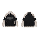 Load image into Gallery viewer, SUEDE EMBROIDERED LAPEL SWEATSHIRT
