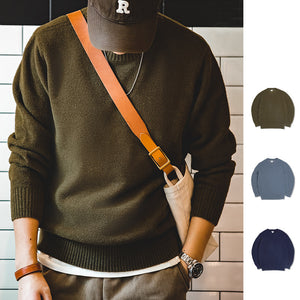THICKENED WARM BASIC PULLOVER SWEATER