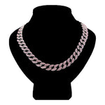 Load image into Gallery viewer, 15MM FULL DIAMOND BLING CUBAN NECKLACE
