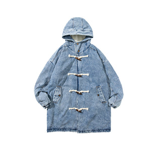VINTAGE LAMB WOOL DENIM JACKET
