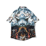 Load image into Gallery viewer, VINTAGE OIL PAINTING SHIRT WITH SHORT SLEEVES
