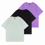 Load image into Gallery viewer, 3 PACK 200G PURE COTTON HALF-SLEEVES WITH DROPPED SHOULDER T-SHIRT
