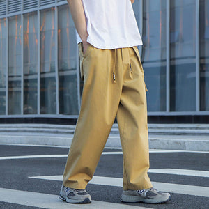 STRIGHT CARGO CROPPED TROUSERS