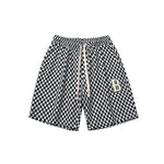 Load image into Gallery viewer, ALLOVER PLAID PATCHWORK SHORTS
