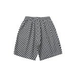 Load image into Gallery viewer, ALLOVER PLAID PATCHWORK SHORTS

