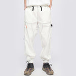Load image into Gallery viewer, COMIC STRIPS EMBELLISHED COMFY TROUSERS WHITE PANTS
