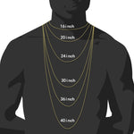 Load image into Gallery viewer, DOUBLE CHAIN OF CUBAN &amp; SNAKE NECKLACE
