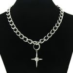 Load image into Gallery viewer, 16&quot; FOUR POINTED STAR NECKLACE
