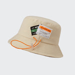 Load image into Gallery viewer, JAPANESE DESIGN DOUBLE LABLE PATCH SUNHAT UNISEX BASIN HAT
