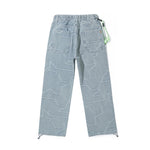 Load image into Gallery viewer, OVERSIZED LANYARD JACQUARD JEANS
