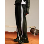 Load image into Gallery viewer, RACING STRIPED PANELED TROUSERS
