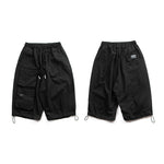 Load image into Gallery viewer, SKATEBOARD WIDE LEG DRAWSTRING MULTI-POCKET CROPPED PANTS
