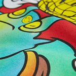 Load image into Gallery viewer, SMILEY FACE &quot;MARIO&quot; REFLECTIVE PRINT CREW NECK SHIRT
