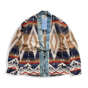WOOLEN & DENIM ROBES LONG SLEEVE TOPS