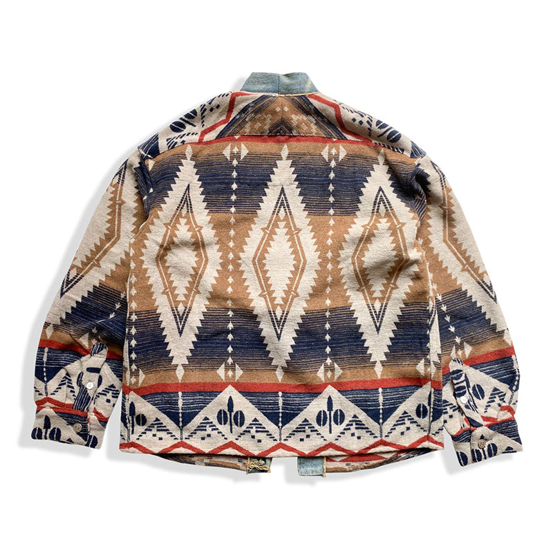 WOOLEN & DENIM ROBES LONG SLEEVE TOPS