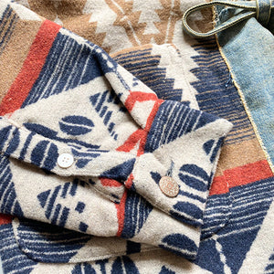 WOOLEN & DENIM ROBES LONG SLEEVE TOPS