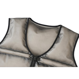 ZIP FEATHER INSULATED COTTON VEST