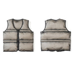 Load image into Gallery viewer, ZIP FEATHER INSULATED COTTON VEST
