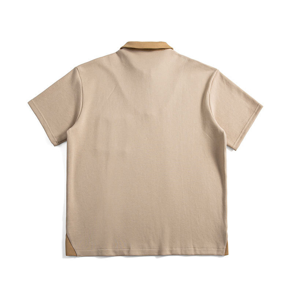 ZIP-UP POLO SHIRT